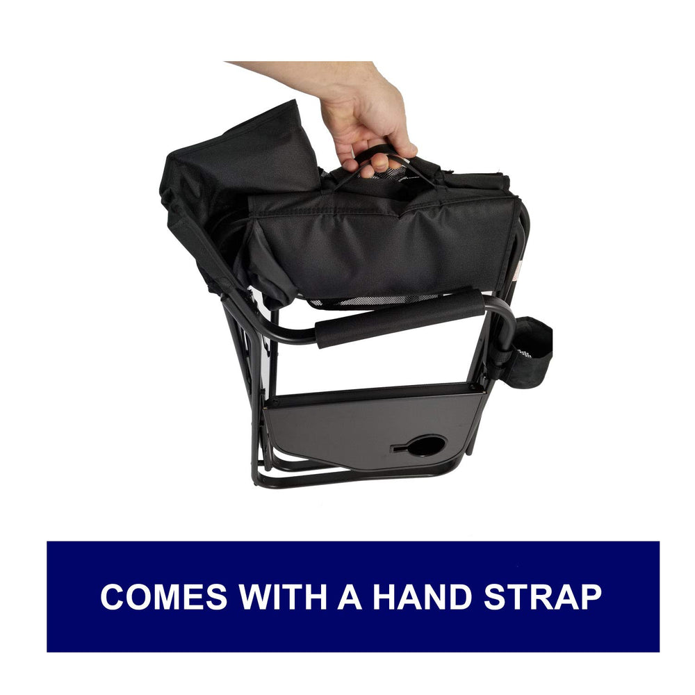Tuscany Pro Oasis hand straps aid easy carrying and handling.