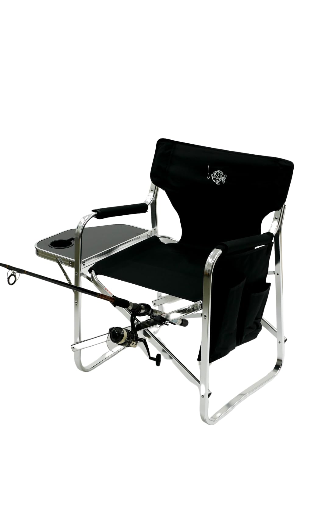 Tuscany Pro Oasis with side table and cup holder for convenient outdoor seating.