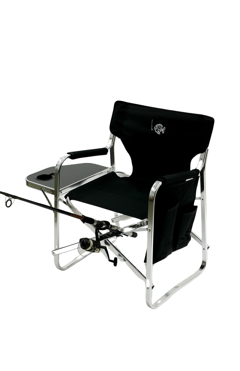 Tuscany Pro Oasis with side table and cup holder for convenient outdoor seating.