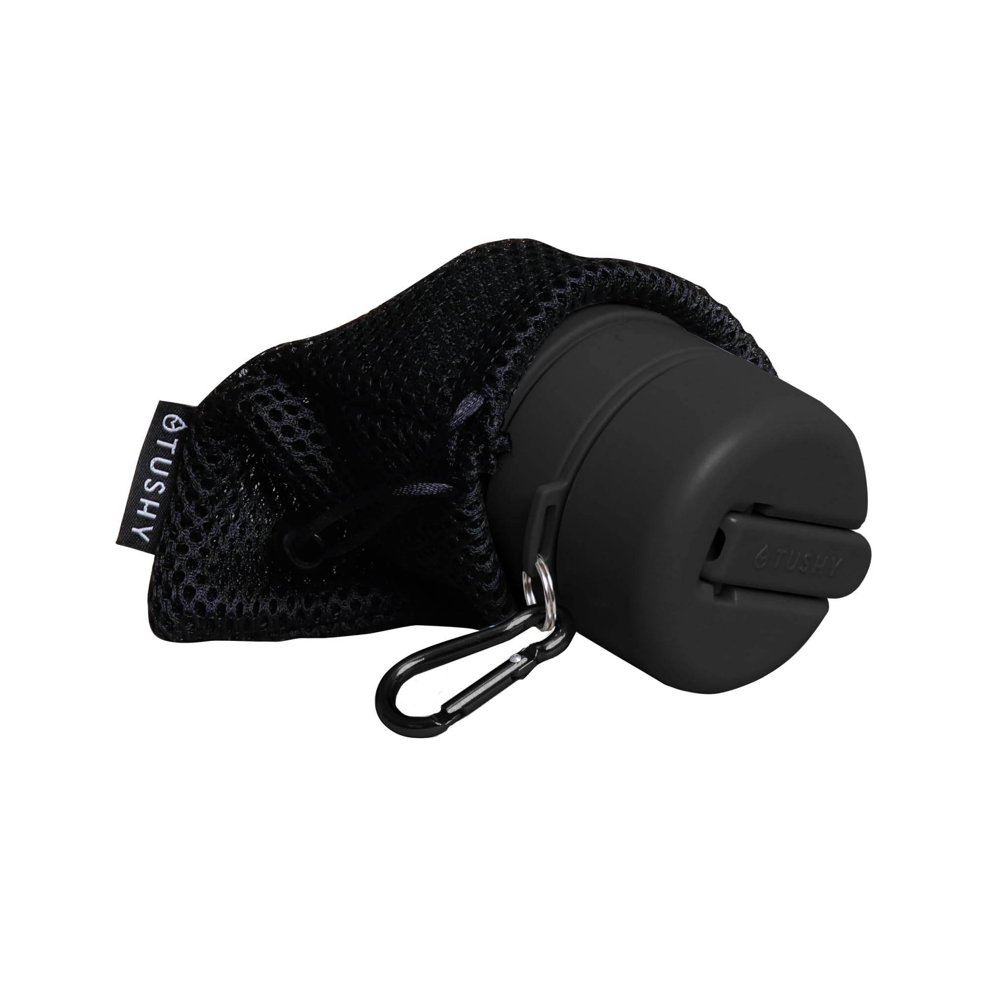 TUSHY travel bidet discreet carrying case supports hands-free, grab-and-go hygiene