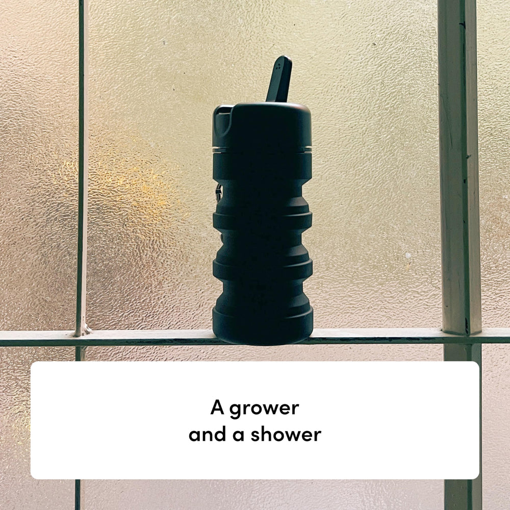 TUSHY travel bidet hinged nozzle highlights a strong, controllable spray