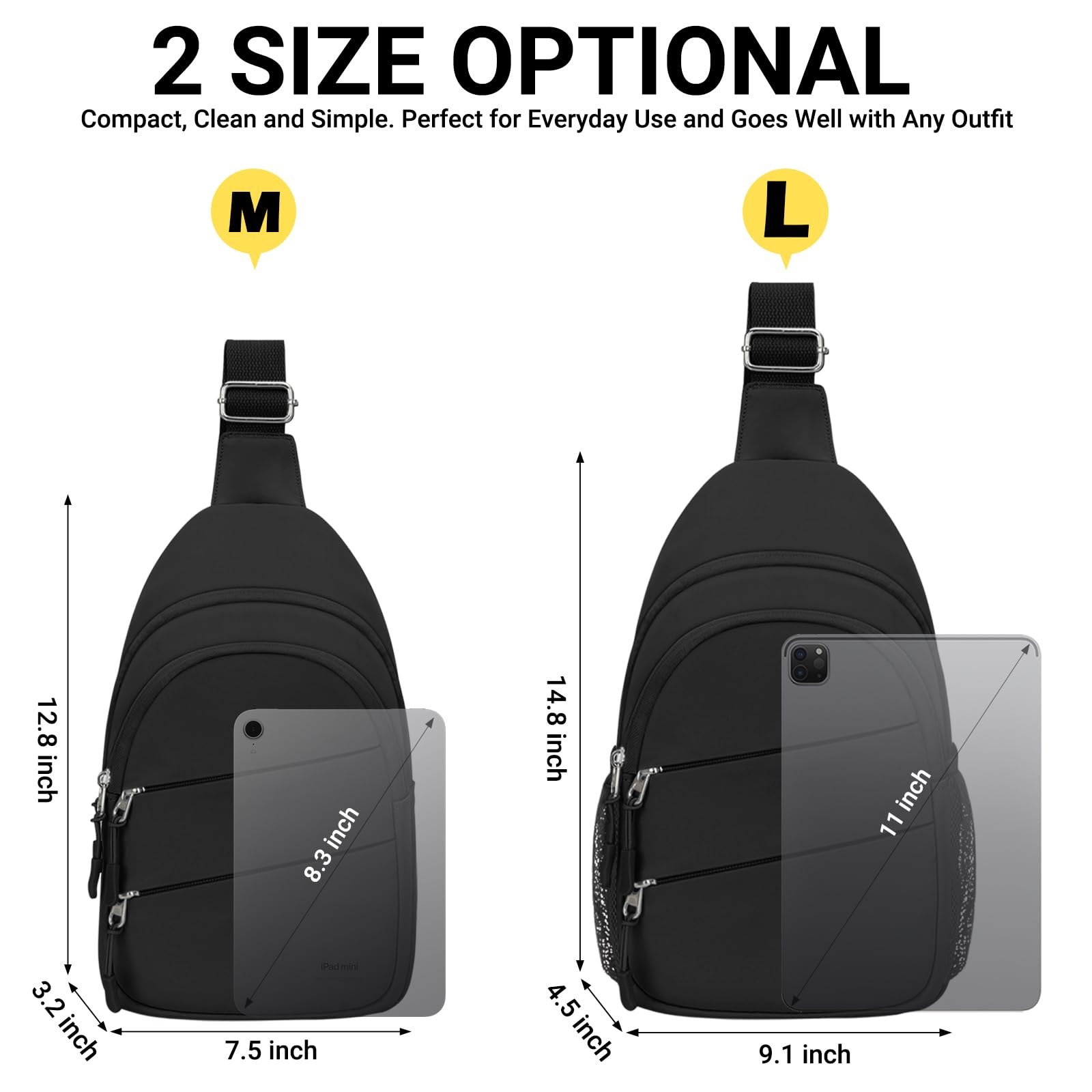 Tuwubi crossbody bag worn as daypack versatility in casual travel