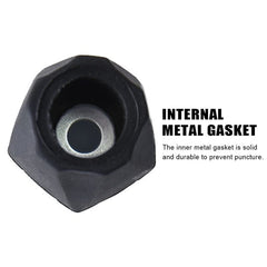 Tvoip trekking pole tip traction on gravel surface.