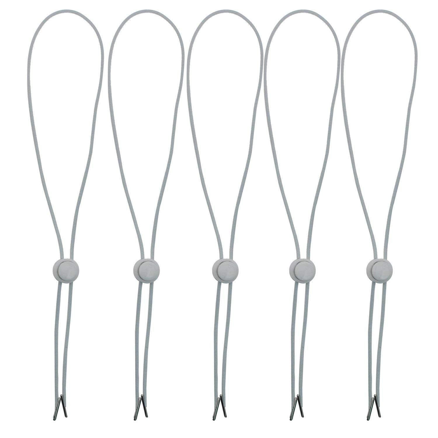 Tvoip hat chin cord white set of 5 - full product view