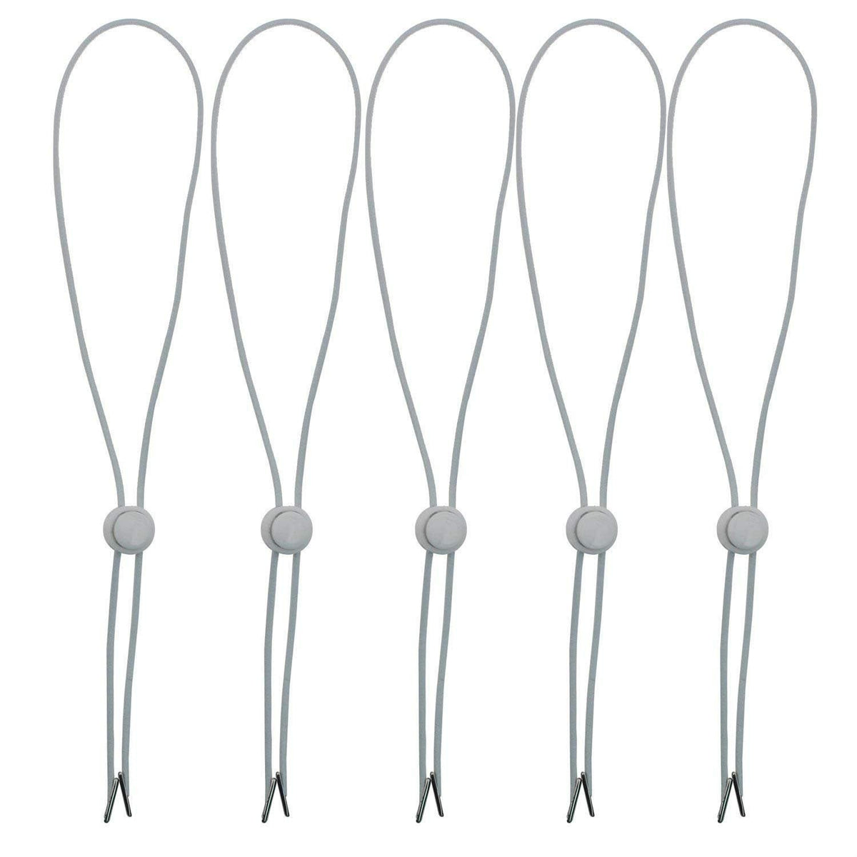 Tvoip hat chin cord white set of 5 - full product view