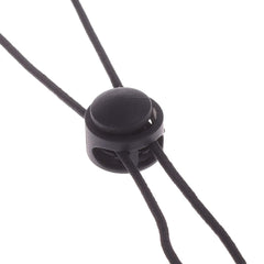 Tvoip hat chin cord lock detail shows spring loaded adjuster