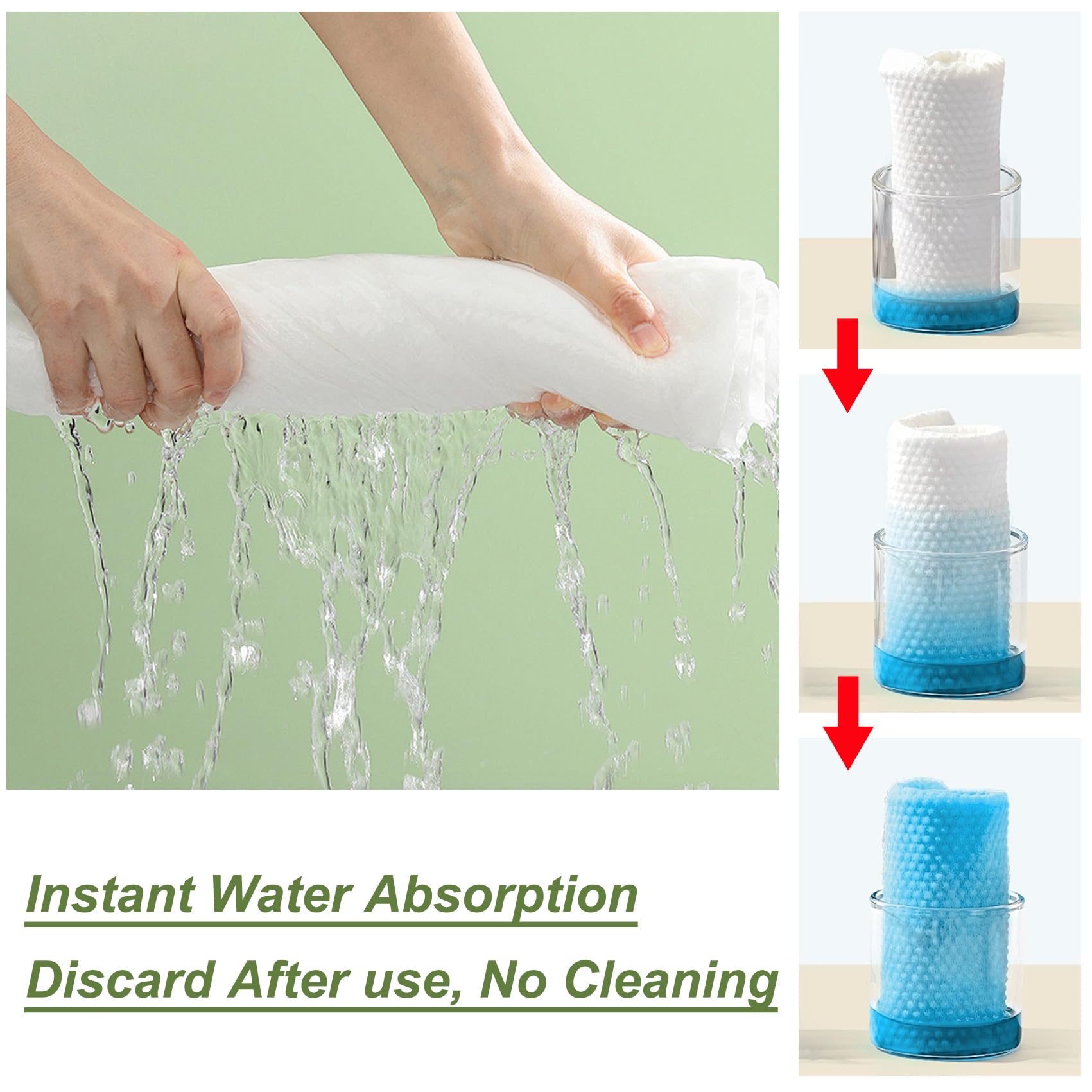 Tvvcalk disposable bath towel ideal for hotel or travel use, lightweight and hygienic.