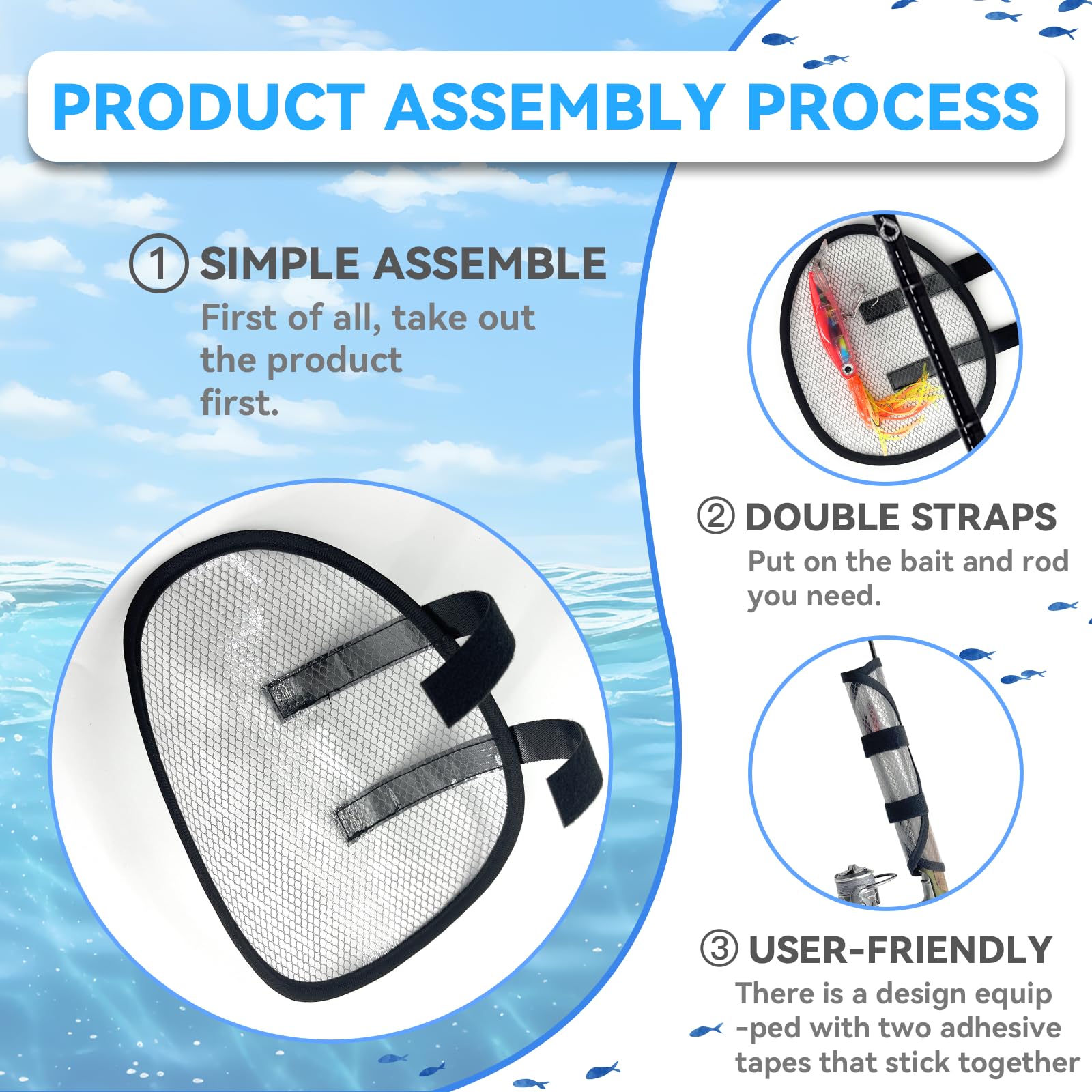 Side buckles visible for anti-sagging design