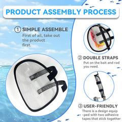 Side buckles visible for anti-sagging design
