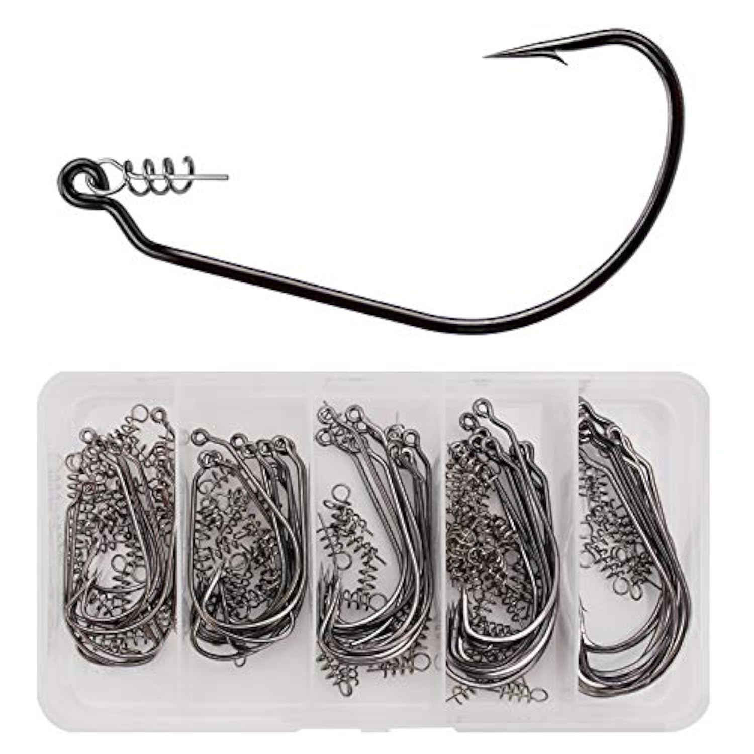 Twistlock fishing hooks size 1/0 in a box