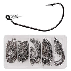 Twistlock fishing hooks size 1/0 in a box