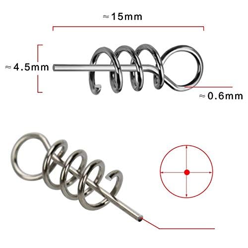Close-up of high carbon steel twistlock fishing hooks