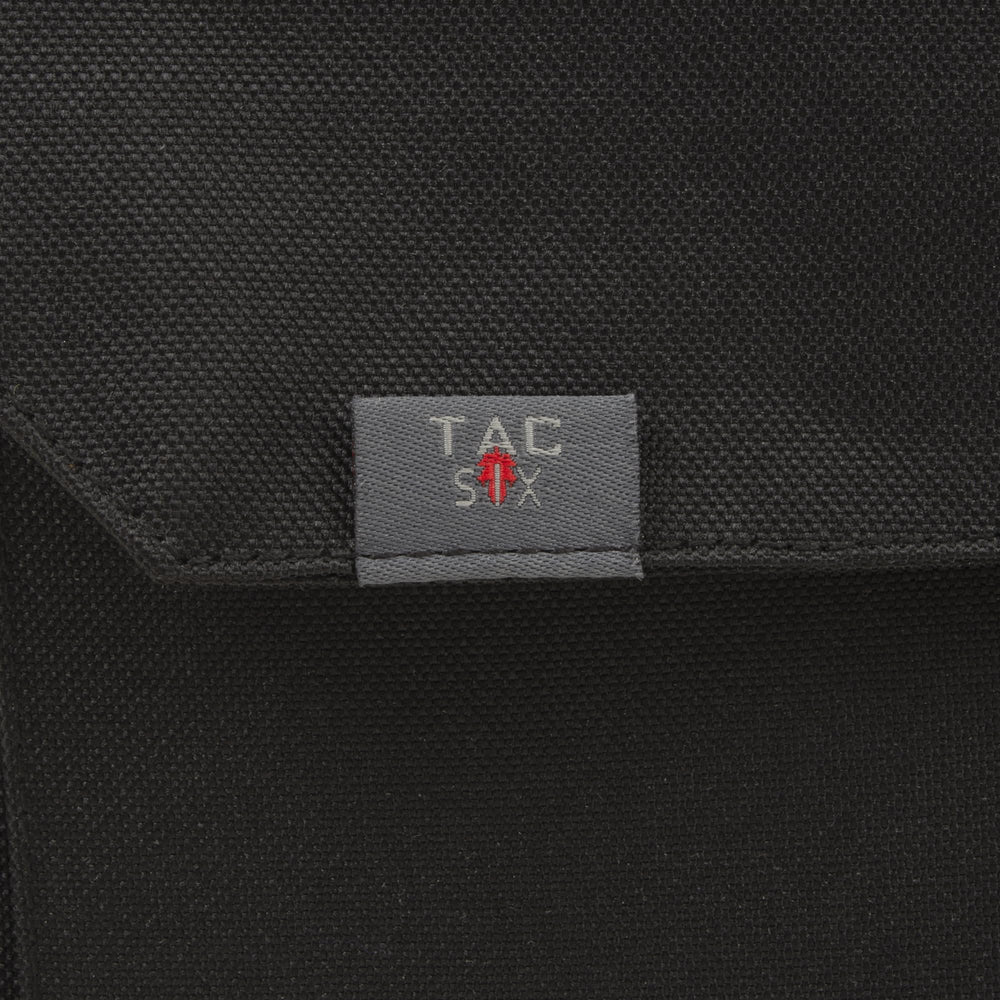 External two-hook-and-loop pockets on case