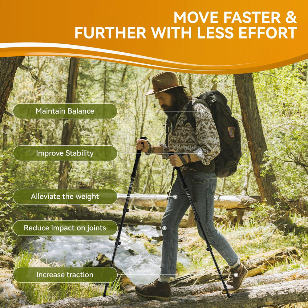 Twsitte poles folded for compact storage and travel convenience