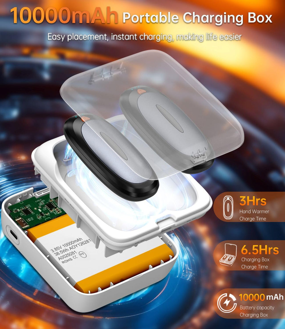 Tydse safety-certified hand warmers with overheat protection for safe use.