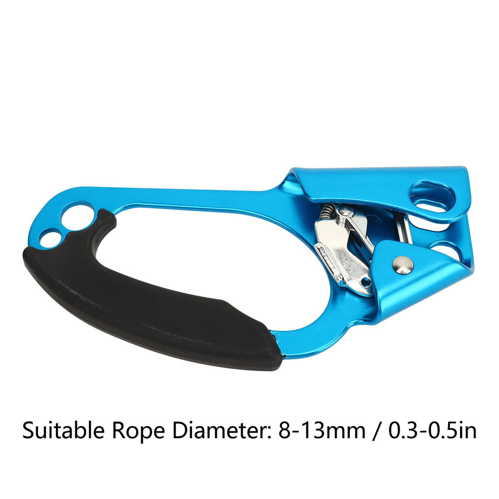 Tyenaza Hand Ascender grip detail highlighting anti-slip handle for control