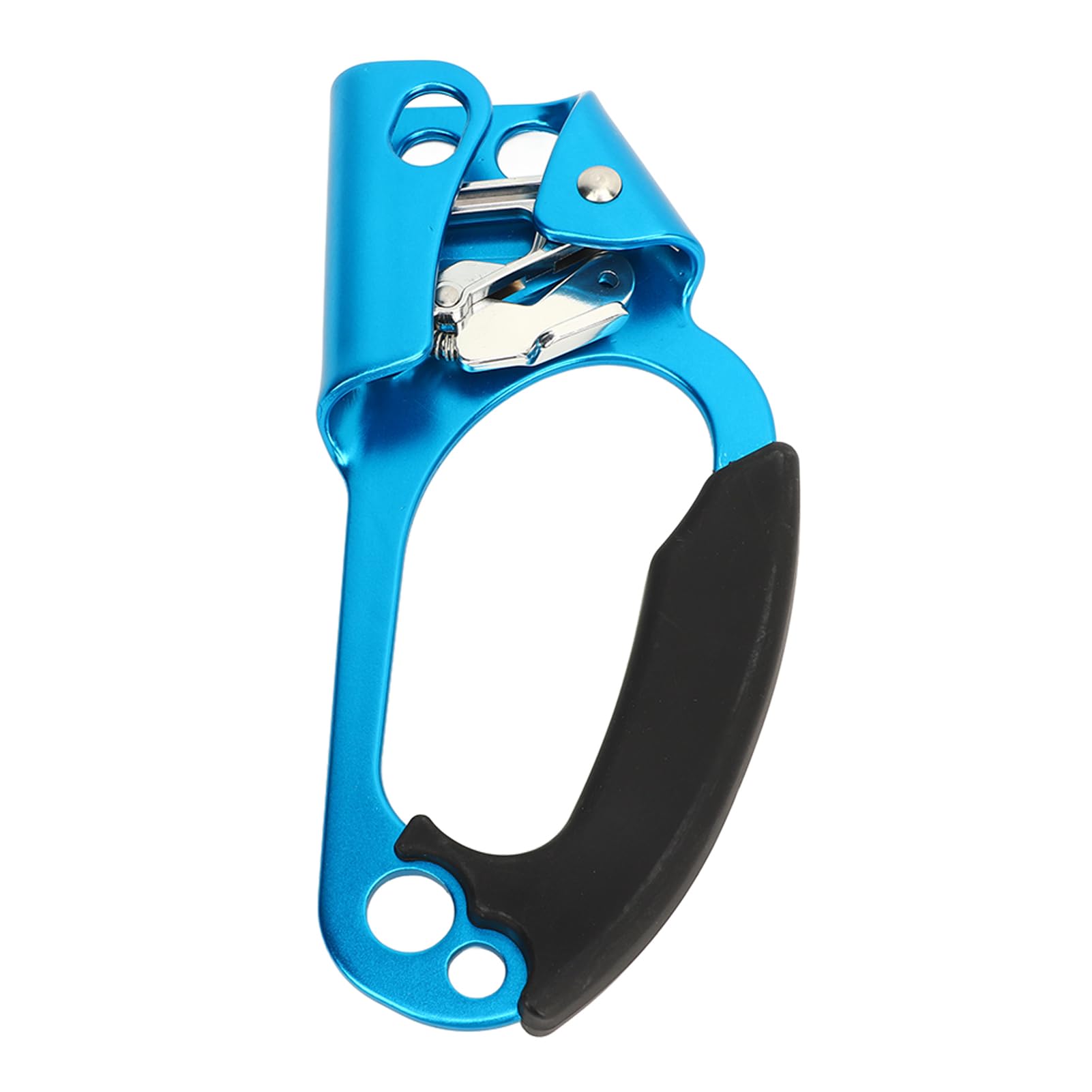 Tyenaza Hand Ascender metal body shows sturdy aluminum construction for climbers