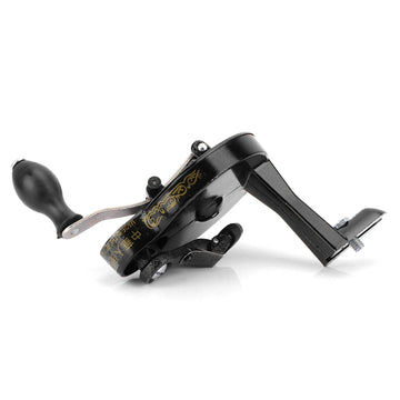 Tyenaza metal hand-crank closeup shows quality craftsmanship and durability.