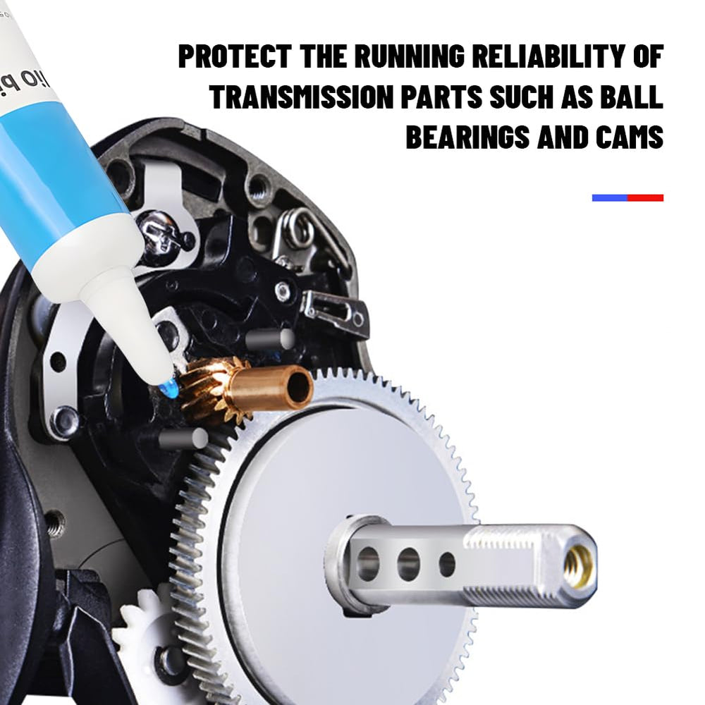 Tyenaza reel grease for gears tube reduces noise and improves gear performance.
