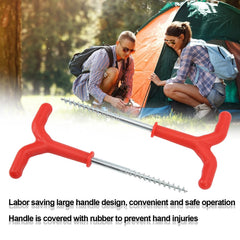 Tyenaza rubber handle protects hands for safer, easier operation.