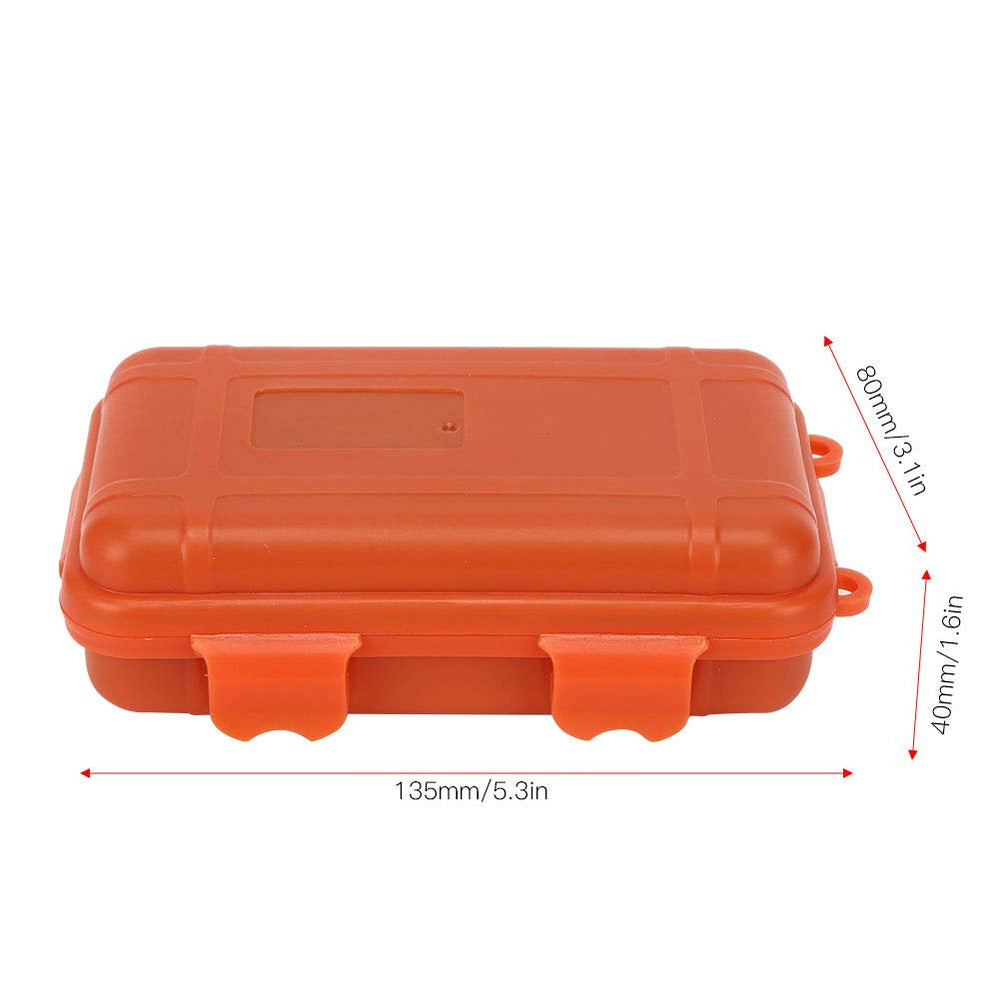Tyenaza survival box lid-closure detail for secure transport.