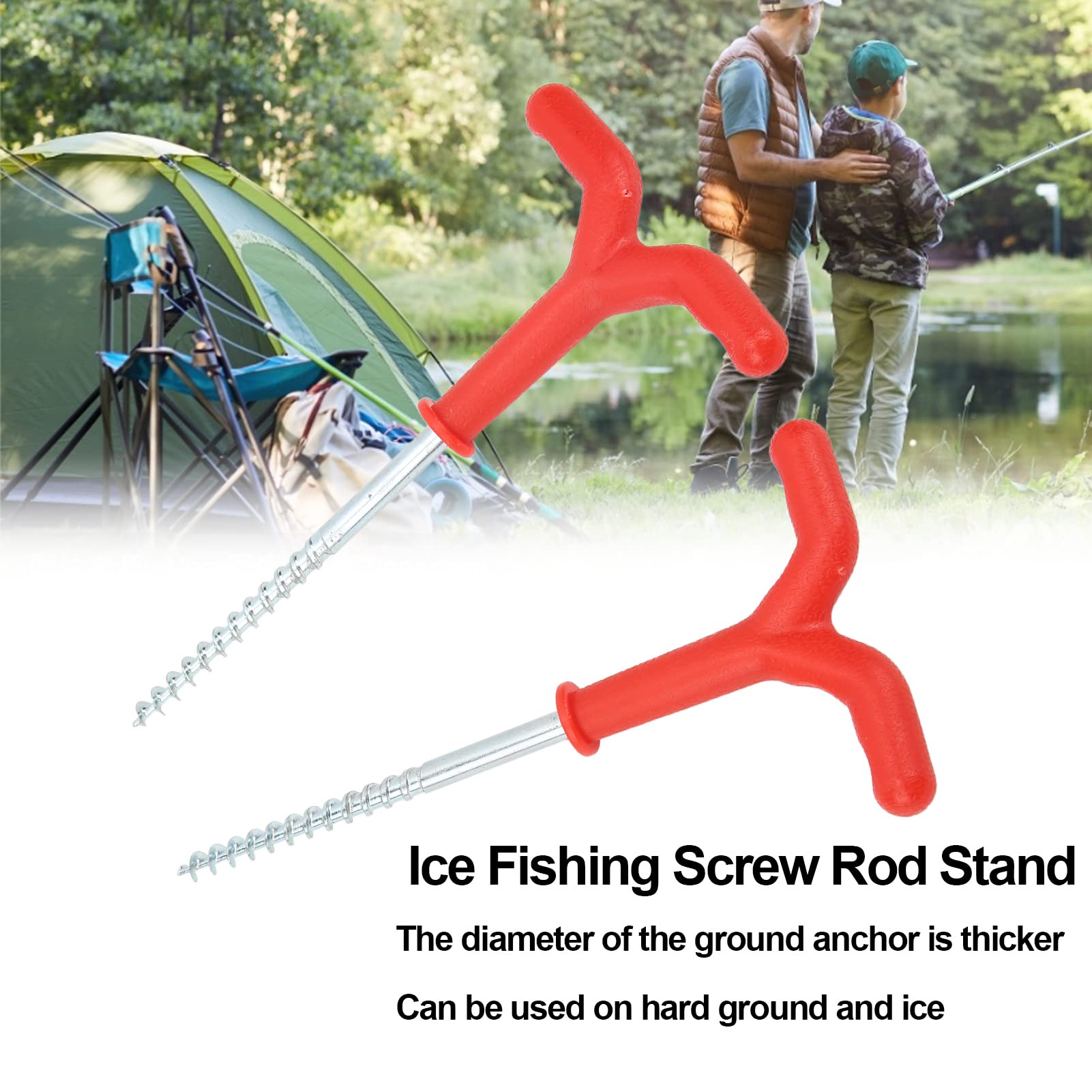 Tyenaza screw rod stand grip detail shows reliable threading for secure placement.