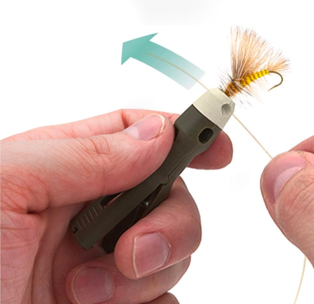 TYEPRO Fly & Ice tool grips eyelets for easier threading on small hooks