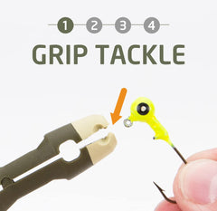 TYEPRO in hand performing quick knot step with four-step process