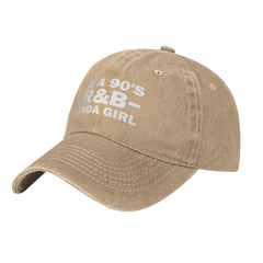 Tywonmy 90s R&B Kinda Girl hat side profile showing durable denim texture