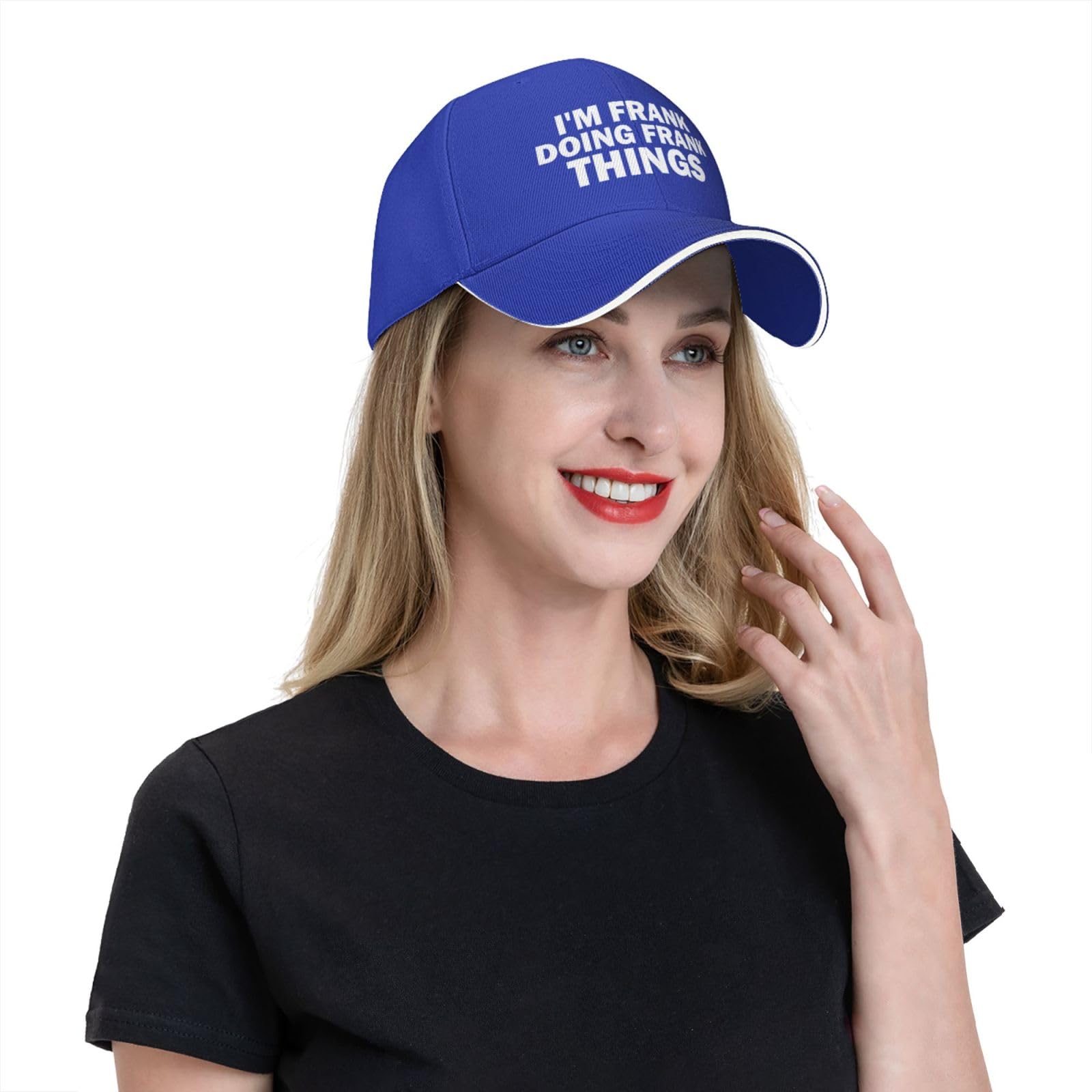 Tywonmy cap blue adjustable strap for perfect fit.