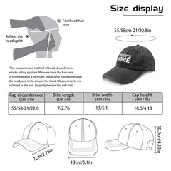 Tywonmy Daddy's Home Hat close-up stitching, durable cotton for daily wear.