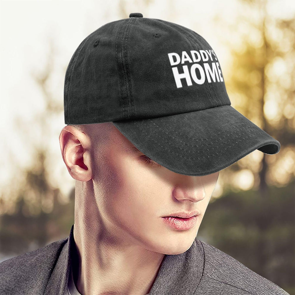 Tywonmy Daddy's Home Hat in outdoor use, ideal for fishing or hiking.