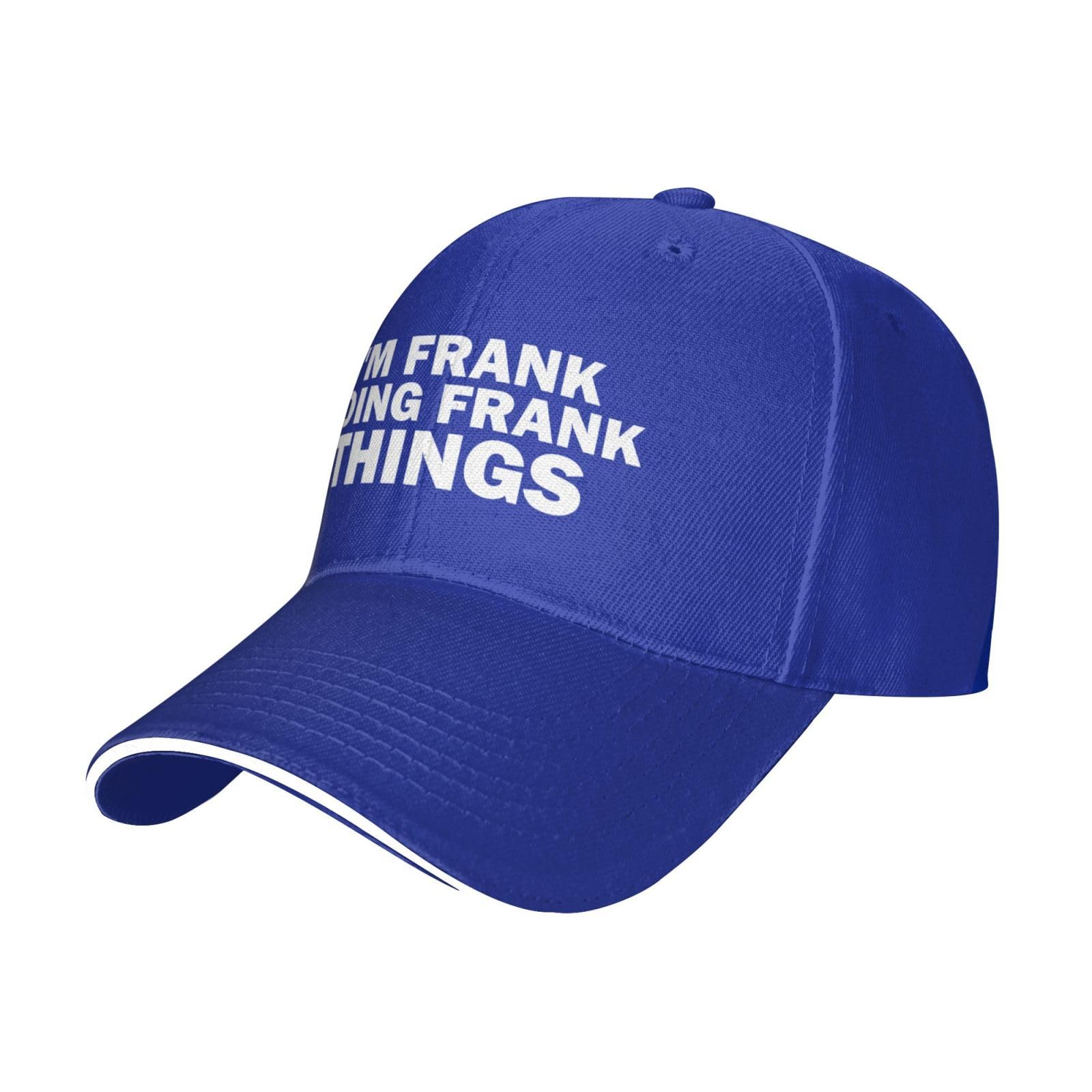 Tywonmy I'm Frank cap blue side profile for versatile styling.