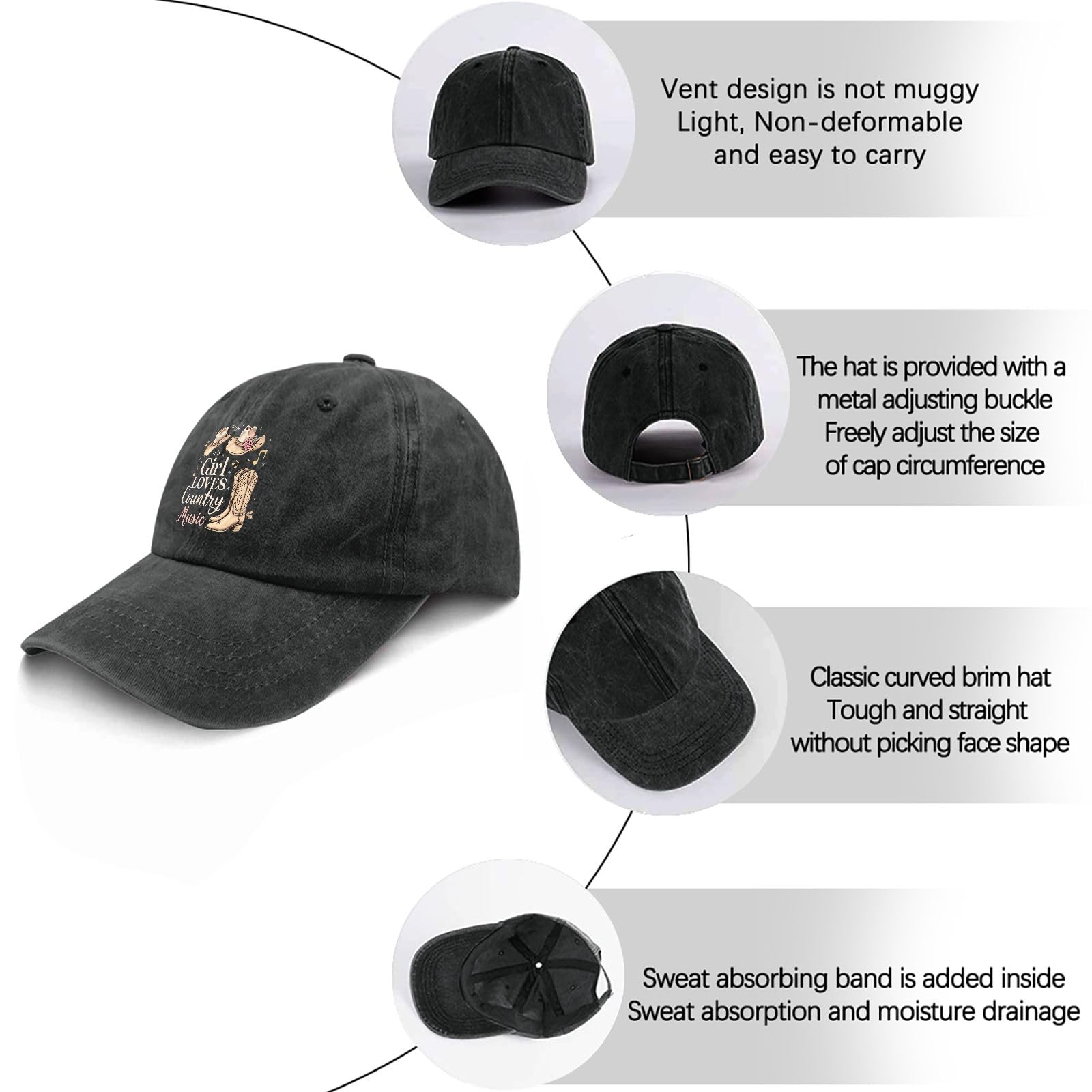 Tywonmy One size fits all with easy-adjust strap for versatile daily use.