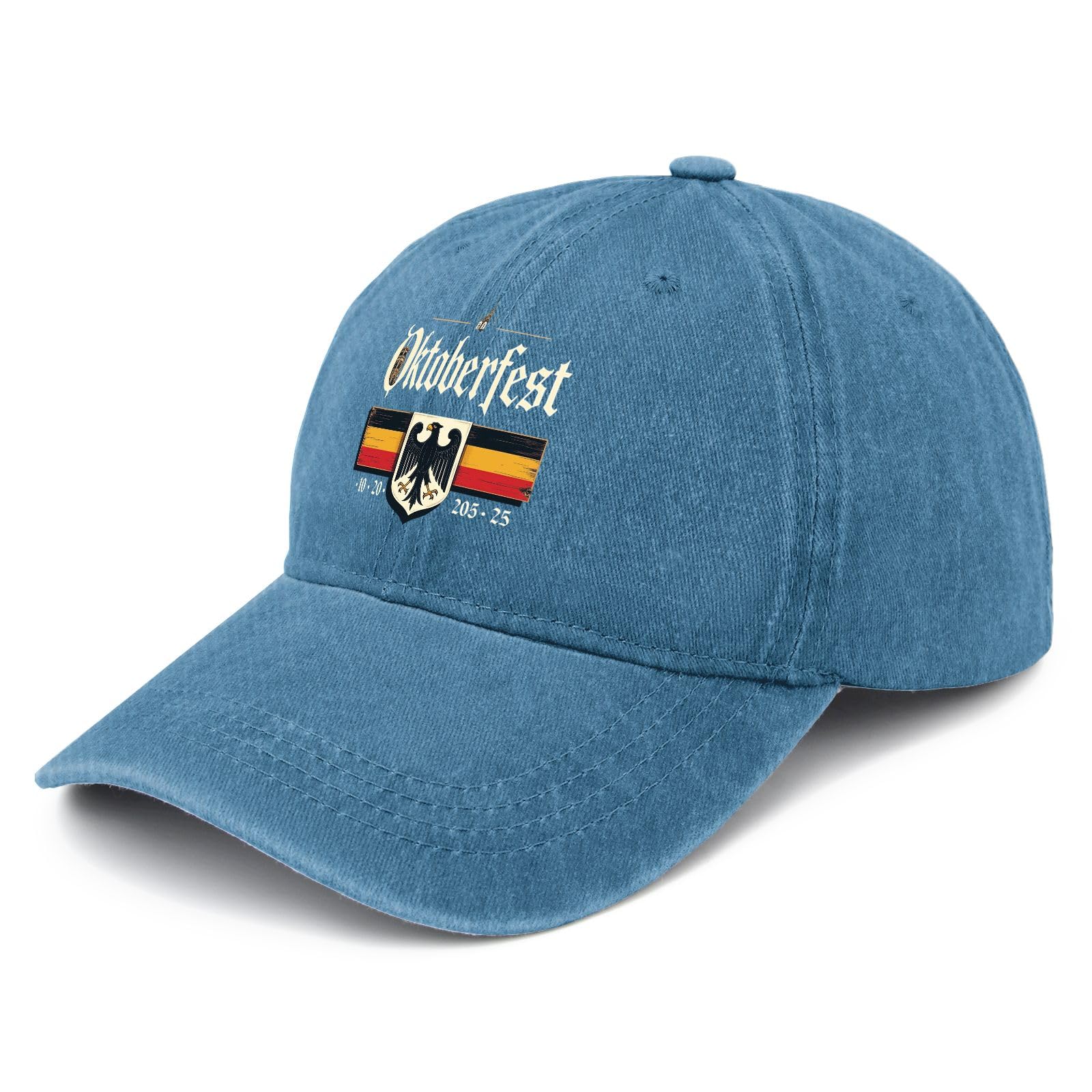 Tywonmy washed denim strapback cap with adjustable back for all-day comfort.
