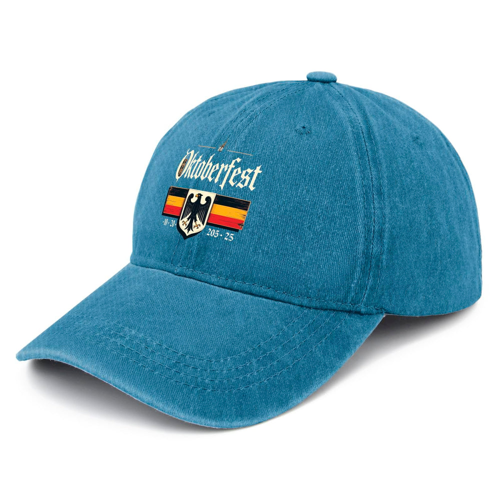 Tywonmy washed denim strapback cap with adjustable back for all-day comfort.