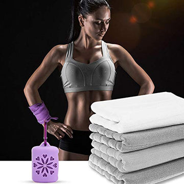 U Scinan Sun Kea towel tucked in bag for travel