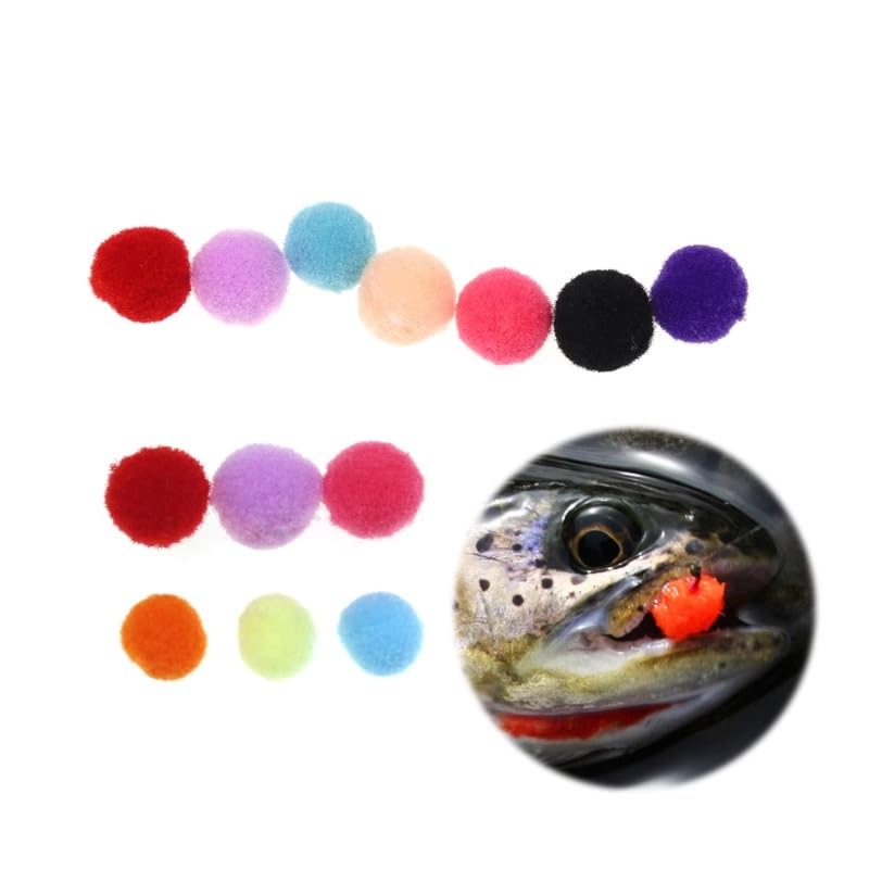 UAERSCH egg yarn cluster bundle creates attractive water profiles for freshwater patterns.