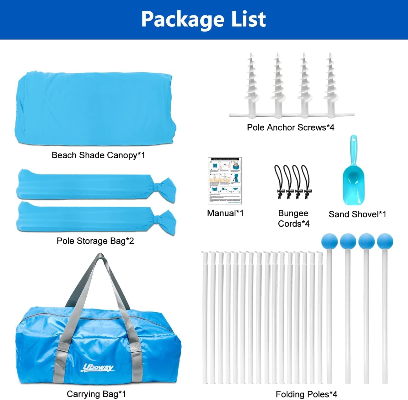Uboway beach tent-crowd-ready-12-people suits beach parties and picnics.