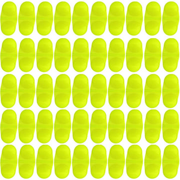 UCCKEYI double rattle balls yellow; loud sound helps attract more fish.