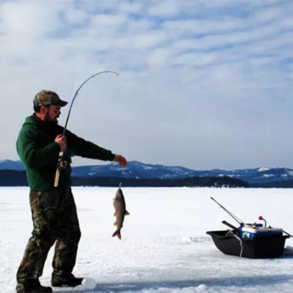 UCCKEYI reel handle provides smooth rotation during long fishing sessions.