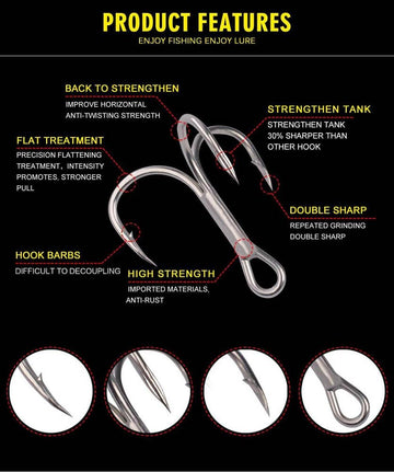 UCCKEYI reflective line on hook catching light during water movement