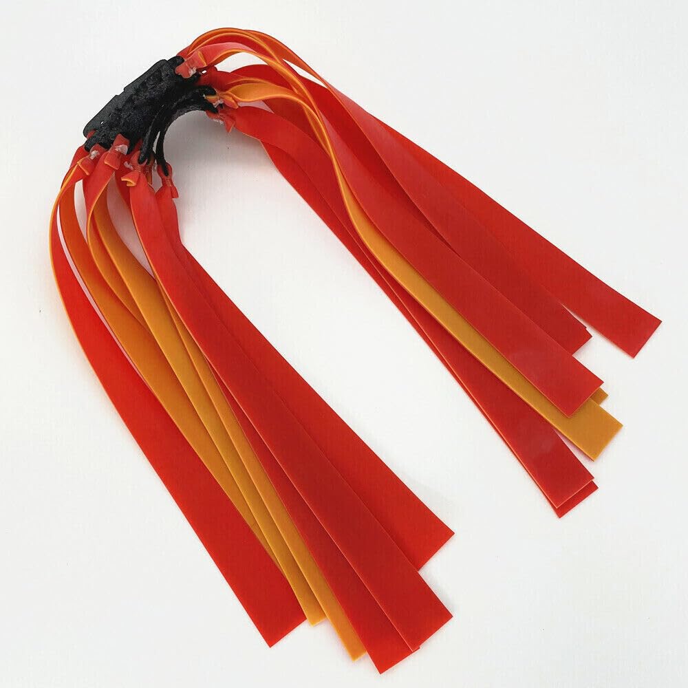 UCCKEYI slingshot rubber band replacement 1.0mm red for high resilience and reliable power