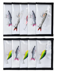 UCEC lure wraps set: 5 large and 5 medium