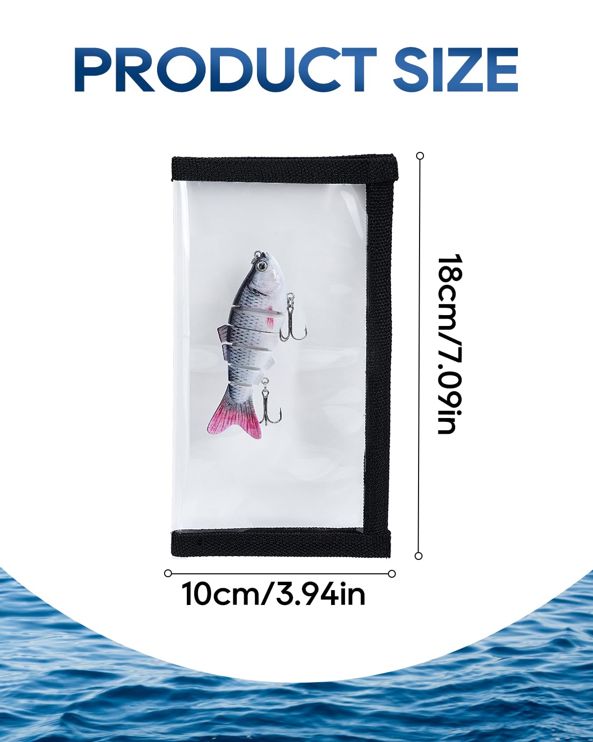 Large and medium wrap dimensions: 7.87 in x 3.94 in; 7.09 in x 3.94 in