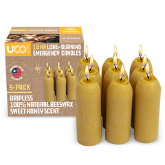 UCO 18-hour beeswax candle pack for long-lasting light in the outdoors