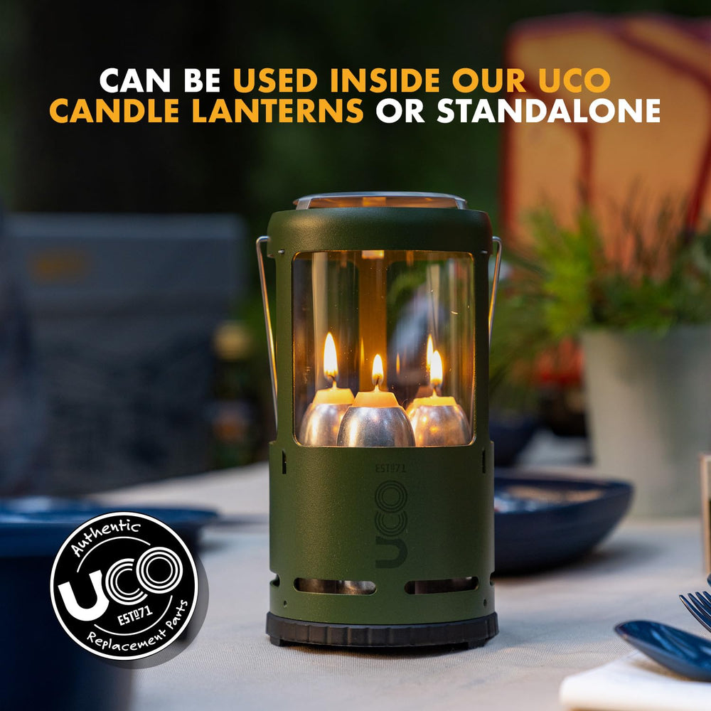 UCO 9-pack beeswax candles designed for Lanterns and emergency kits