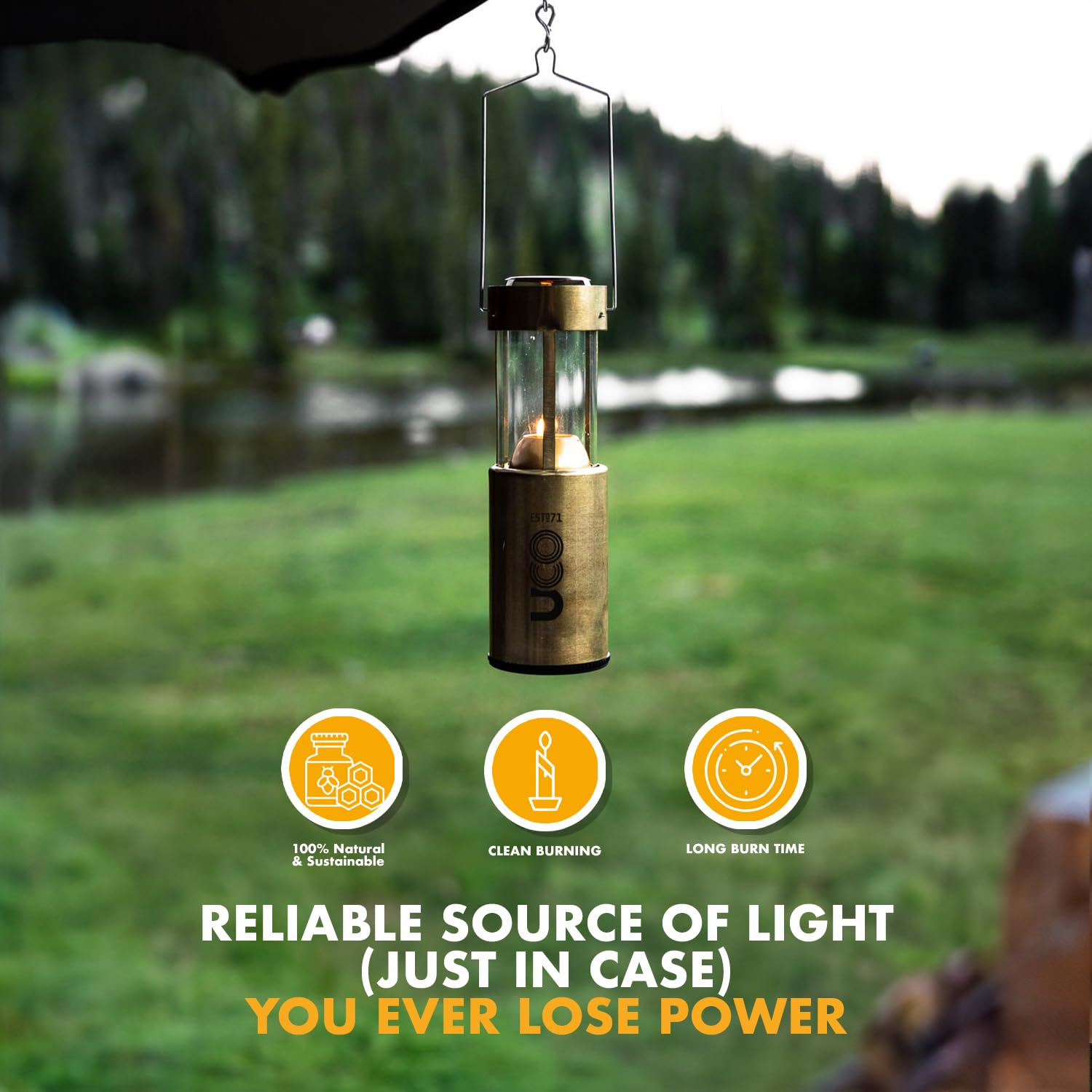 UCO beeswax provides a pleasant aroma without overpowering scents.
