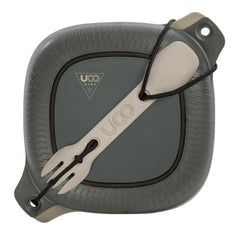 UCO camping mess kit plate with airtight seal for tidy meals