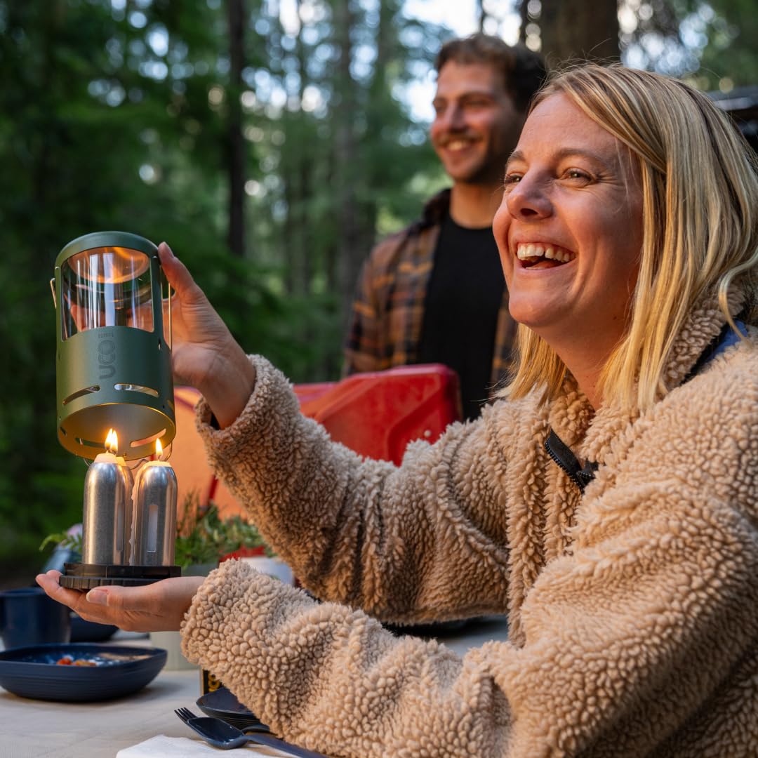 UCO Candlelier Forest lightweight aluminum body for backpacking and camping